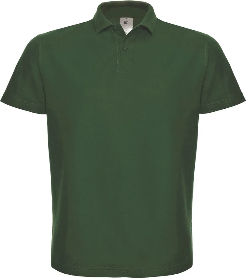 Ανδρική μπλούζα Polo Pique B & C ID.001 Bottle Green