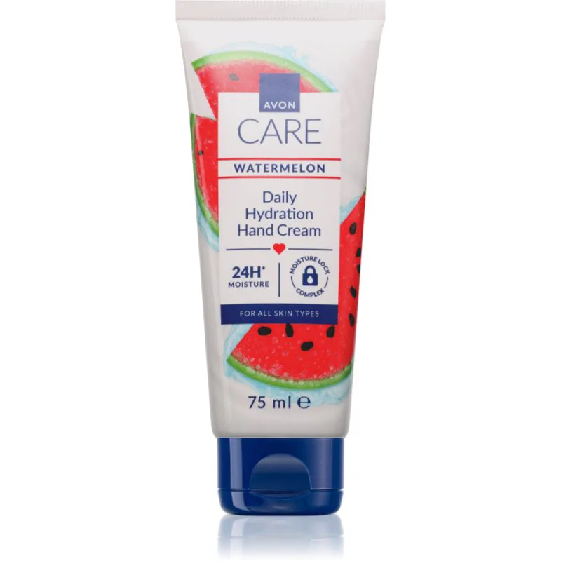 Avon Care Watermelon ενυδατική κρέμα για τα χέρια 75 ml
