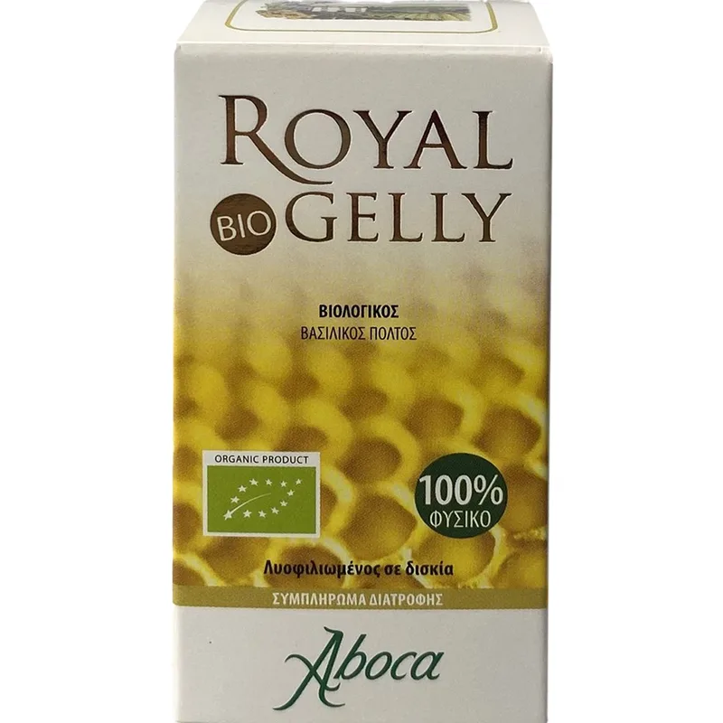 Aboca Royal Gelly Bio Συμπλήρωμα Διατροφής με Βιολογικό Βασιλικό Πολτό για Ενίσχυση της Φυσικής Άμυνας του Οργανισμού, Τόνωση & Ενέργεια 40tabs
