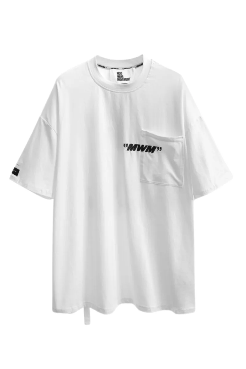 MOD WAVE MOVEMENT T-Shirts BANDANA TSHIRT - MW082020520 - ΑΣΠΡΟ-MW082020520-WHITE