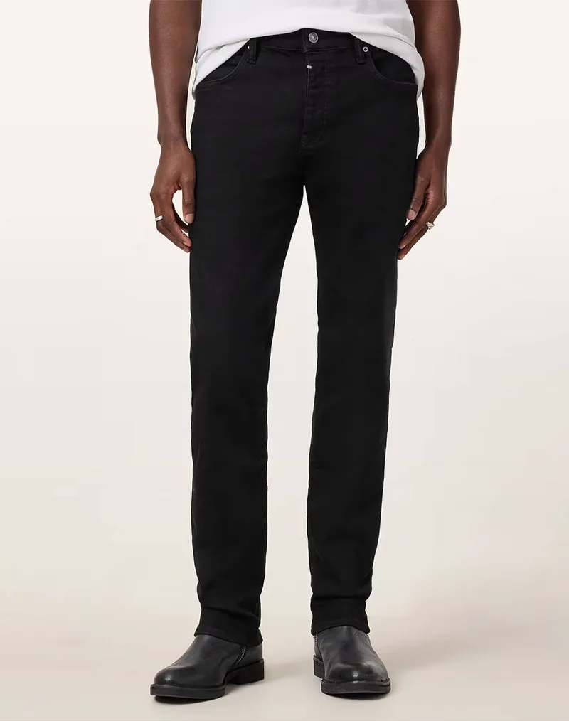 ALL SAINTS SID M023EB-JET BLACK DenimBlack
