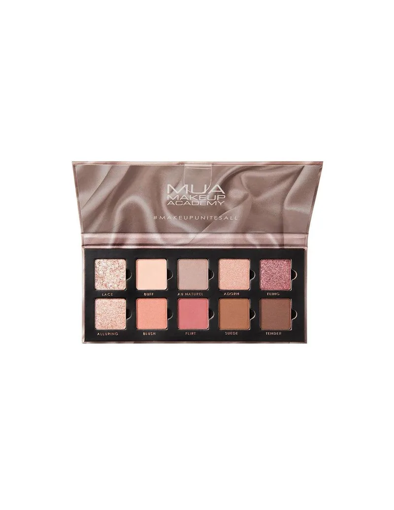 MUA 10 SHADE EYE PALETTE SILK NUDES