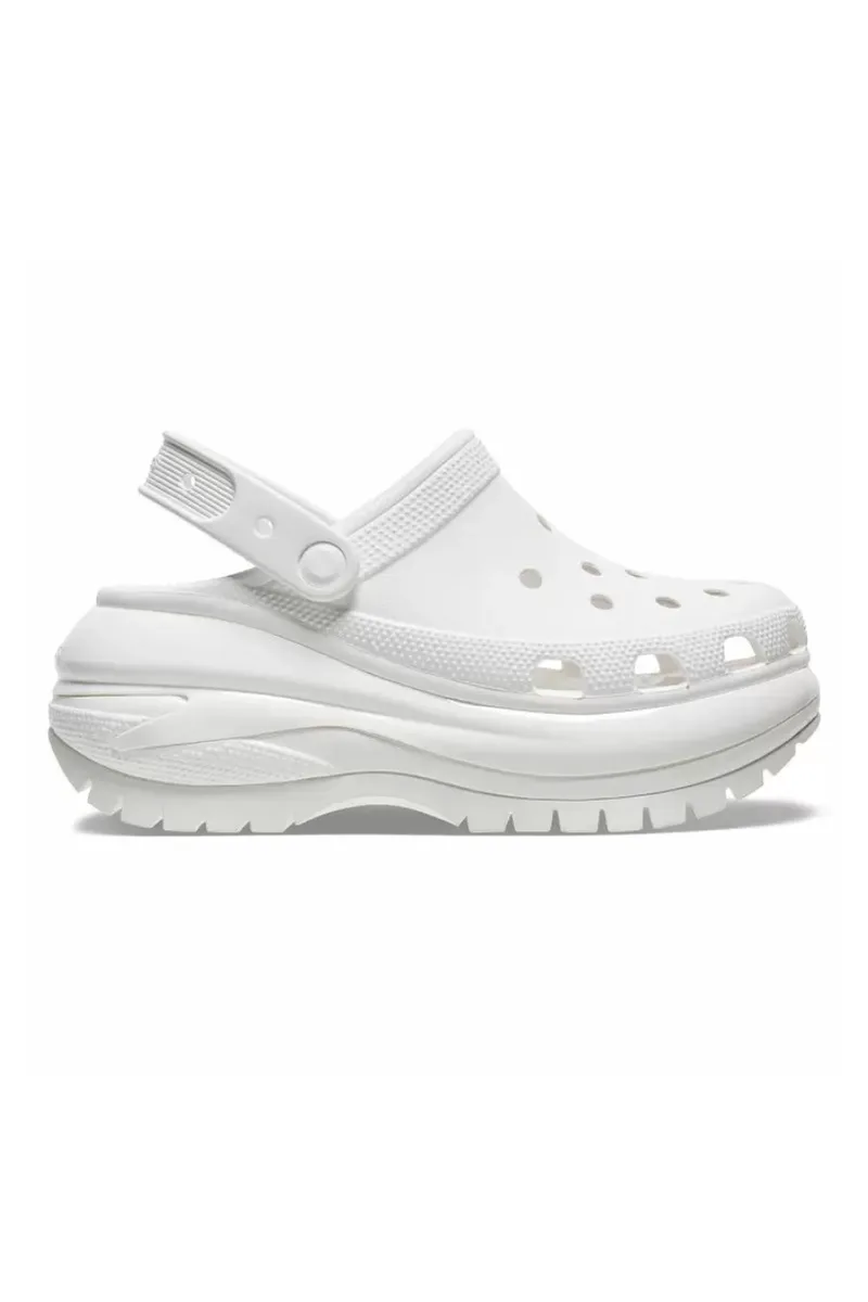 CROCS Slides - Παντόφλες Mega Crush Clog -ΛΕΥΚΑ-207988-100-WHITE