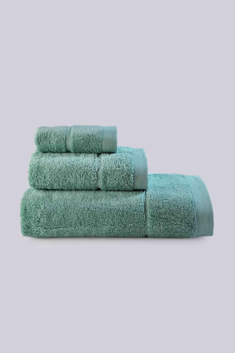 DOWN TOWN Home πετσέτα προσώπου μονόχρωμη "Joanne Dark Mint" 50 x 90 cm - 61-0978