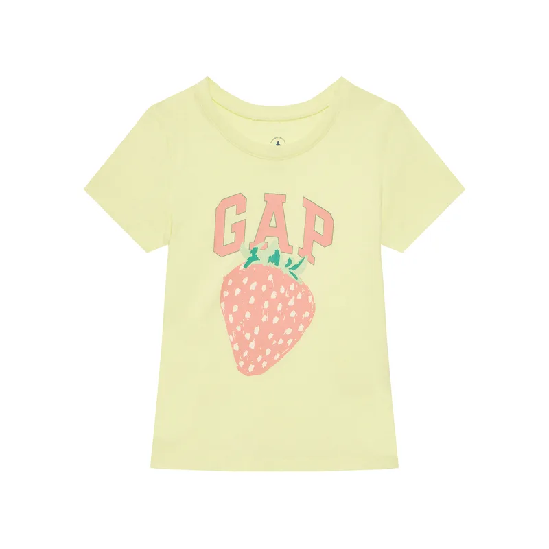 Gap T-Shirt 710285-03 Κίτρινο Regular Fit