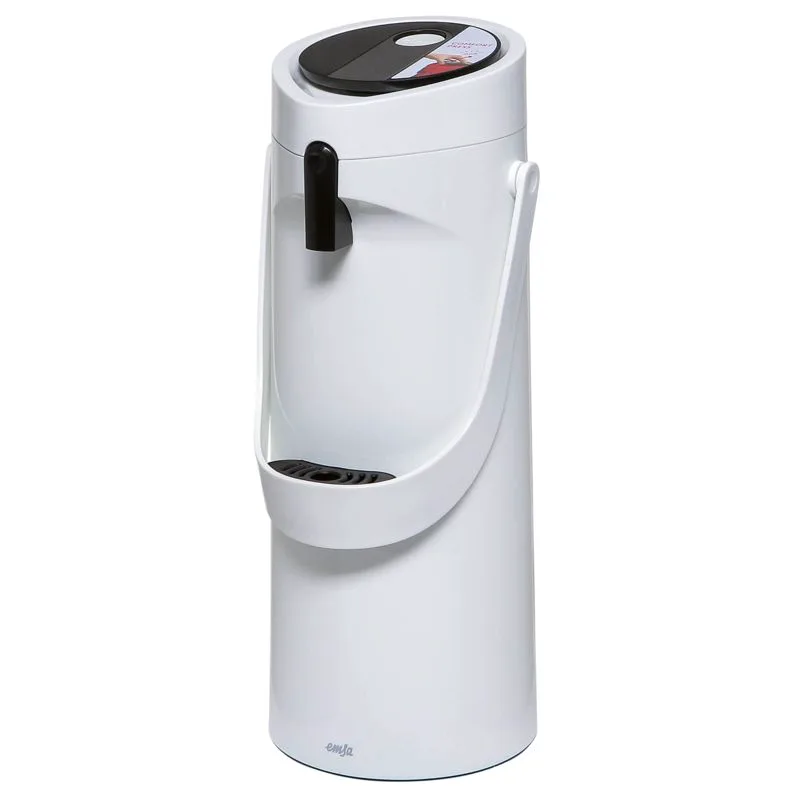 Emsa Ponza Pump Vacuum Jug, 1.9 L, White