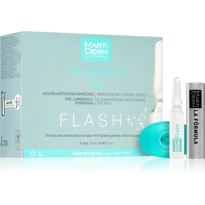 MartiDerm The Originals Flash συμπυκνωμένη φροντίδα σε αμπούλες 5x2 μλ