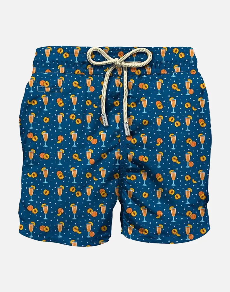 MC2 LIGHTING MICRO FANTASY-SWIMSHORT-BELLINI PEACH 61 LIG0003-07630L-07630L Blue