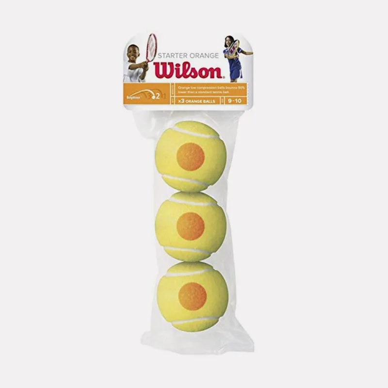 Wilson Starter Πορτοκαλί Για Παιδιά 3 Pack (9000079882_2005)
