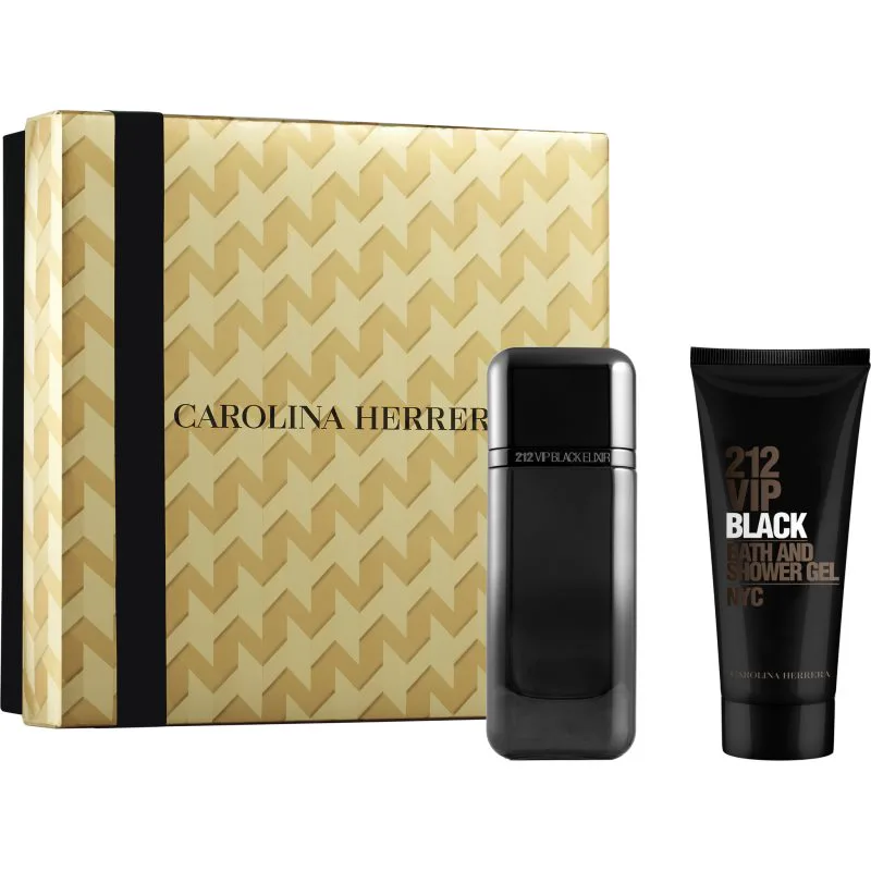 CAROLINA HERRERA 212 VIP Black Elixir σετ δώρου για άντρες