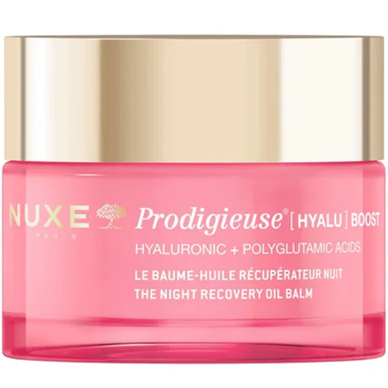 Nuxe Prodigieuse [Hyalu] Boost The Night Recovery Oil Balm Βάλσαμο - Λάδι Νυχτερινής Ανάκτησης για Λείανση & Γέμισμα του Προσώπου 50ml
