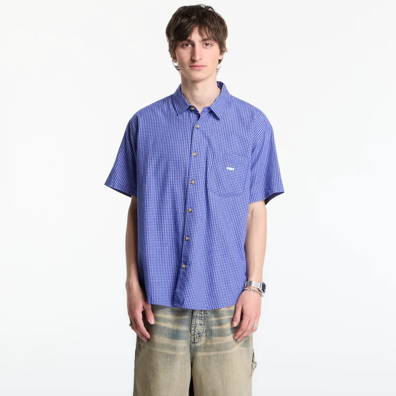 Πουκάμισο OBEY Bigwig Frank Woven Surf Blue Multi M