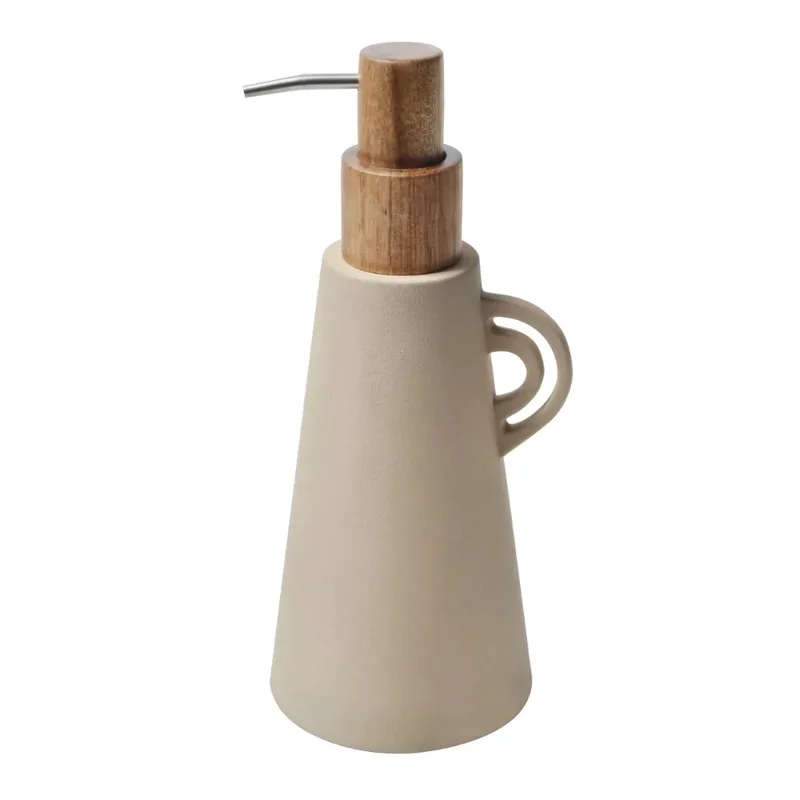Dispenser Μπάνιου (Φ7.3x18) Spirella Organic Μπεζ