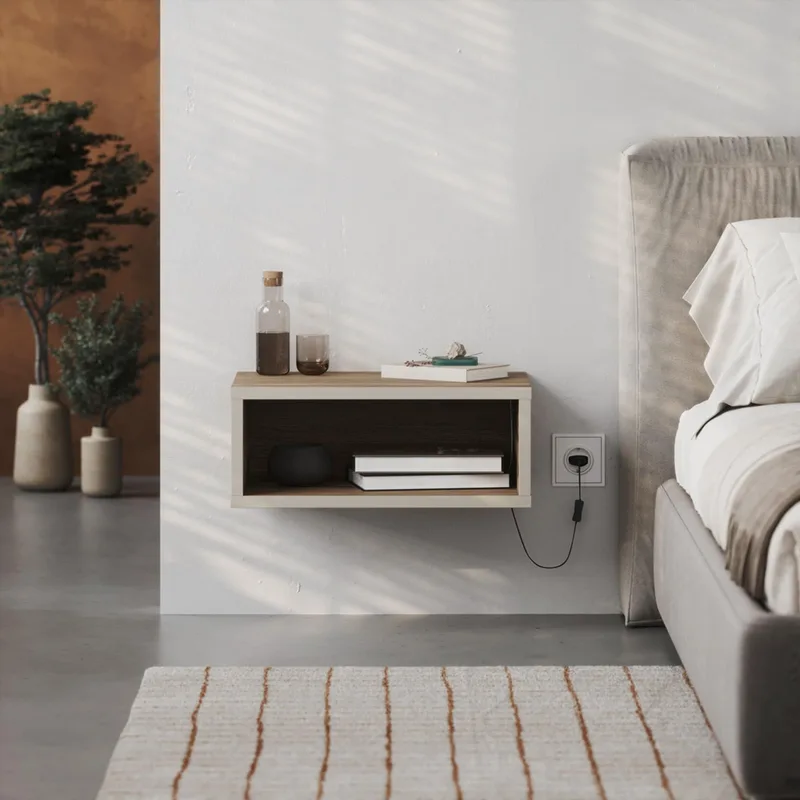 Κομοδίνο Brik - Sandstone, Oud 855Dte3560 (45x18x30 cm)