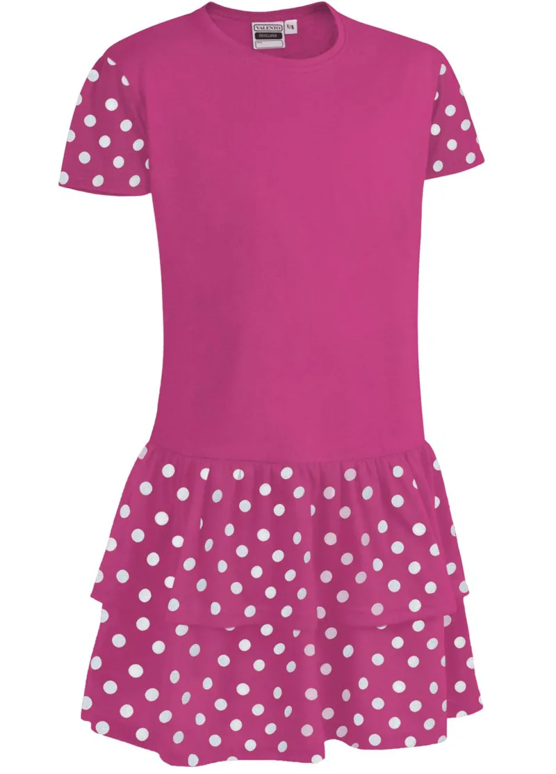 Παιδικό φόρεμα SEVILLANA Valento VEVASEVGB_kids Magenta Pink-White