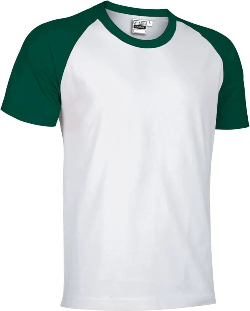 T-Shirt CAIMAN Valento CAVARGCBB White-Bottle Green