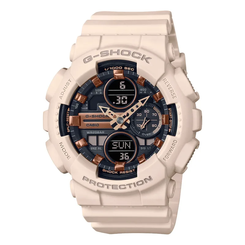 CASIO G-Shock Μπεζ Rubber Strap GMA-S140M-4AER