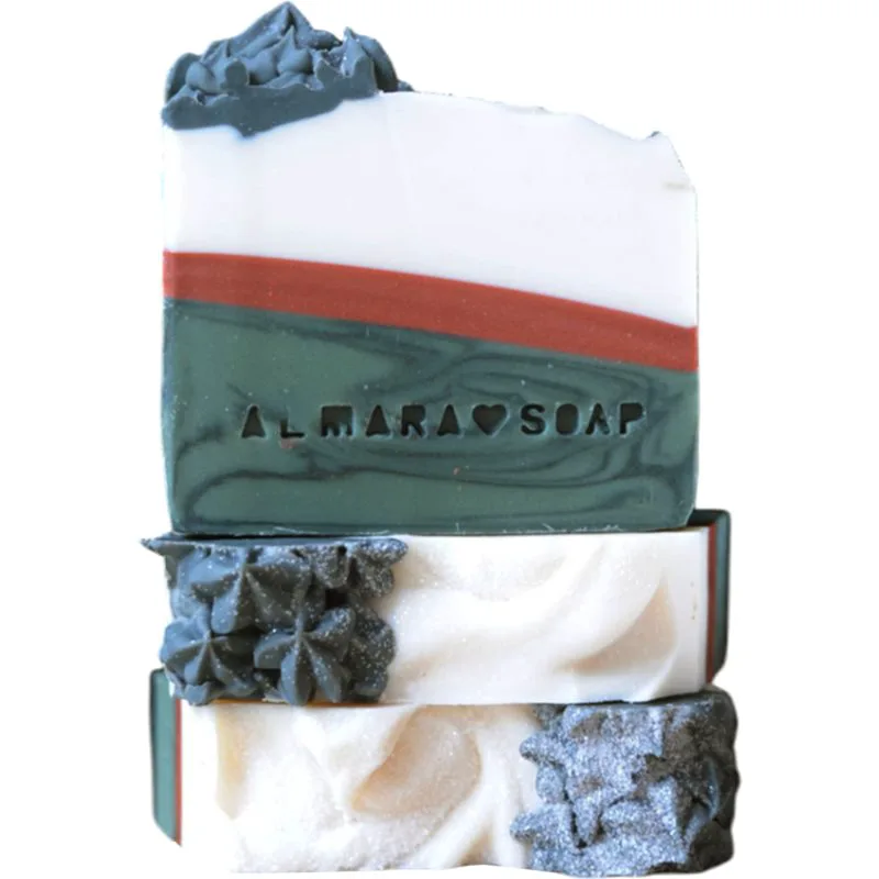 Almara Soap Fancy Merry Christmas χειροποίητο σαμπούνι 100 γρ