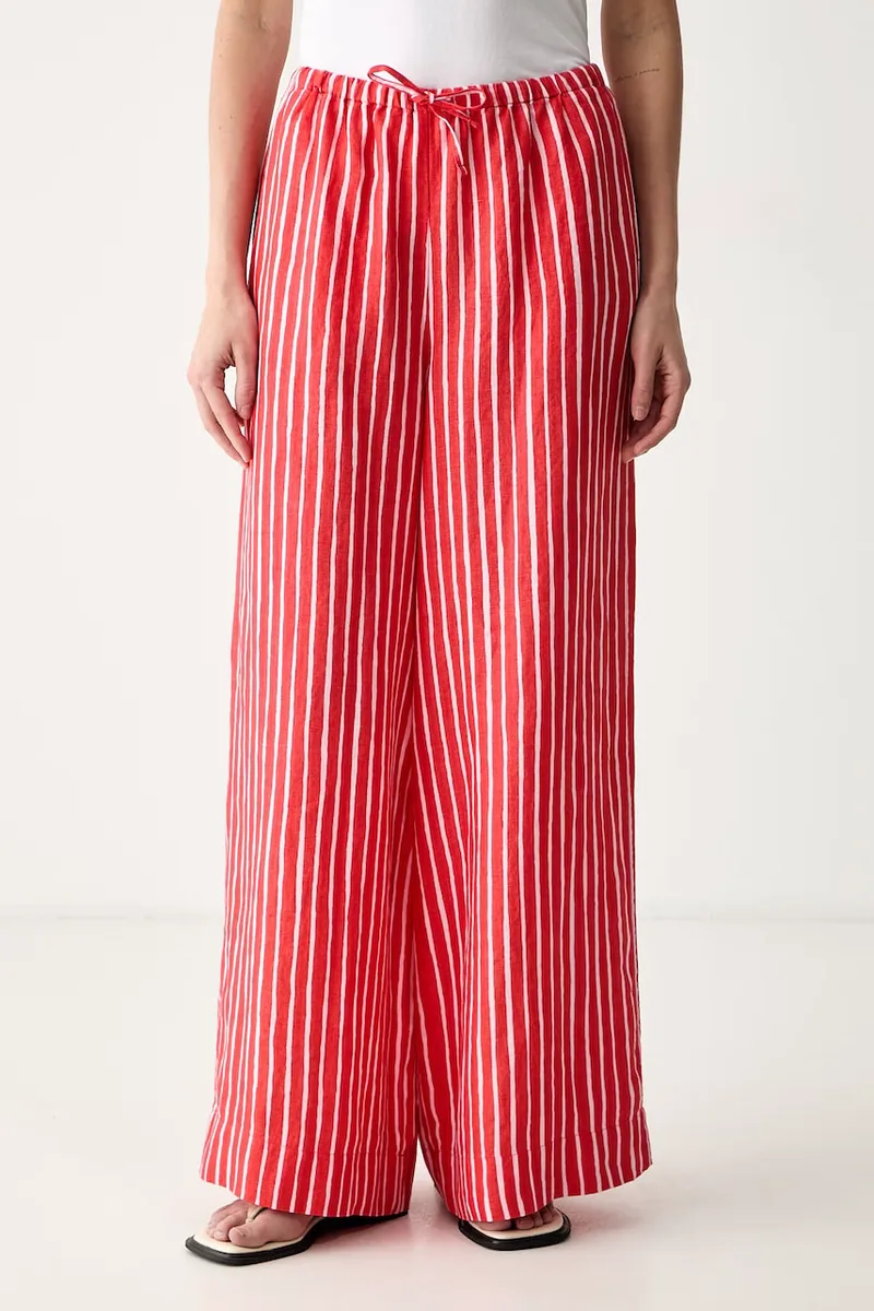 Marimekko παντελόνι γυναικείο λινό