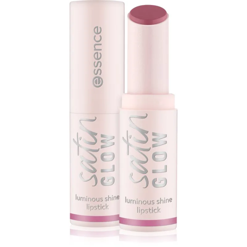 essence satin GLOW Κρεμώδες κραγιόν με σατέν φινίρισμα απόχρωση 04 Let´s Get Mauvin 3.5 γρ