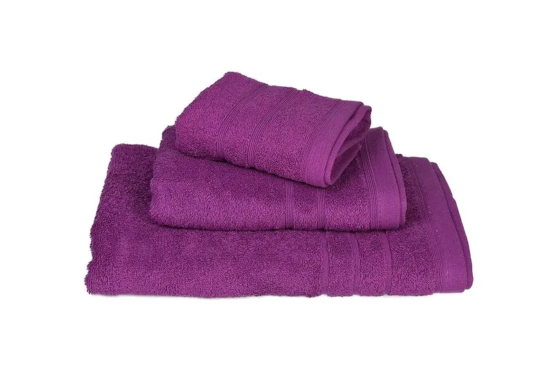 Πετσέτα Μπάνιου ΚΟΜΒΟΣ Πεννιέ 500 Mauve 75x145