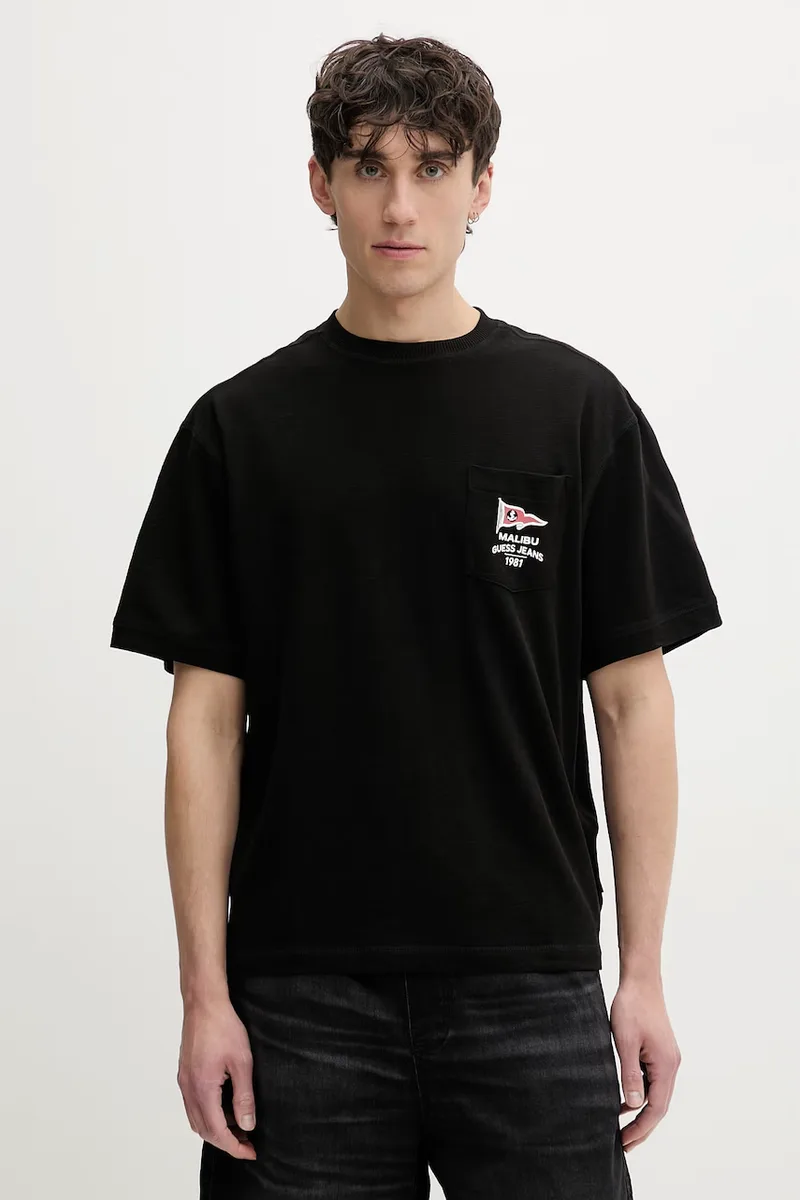 Guess Jeans T-shirt Ανδρικό βαμβακερό
