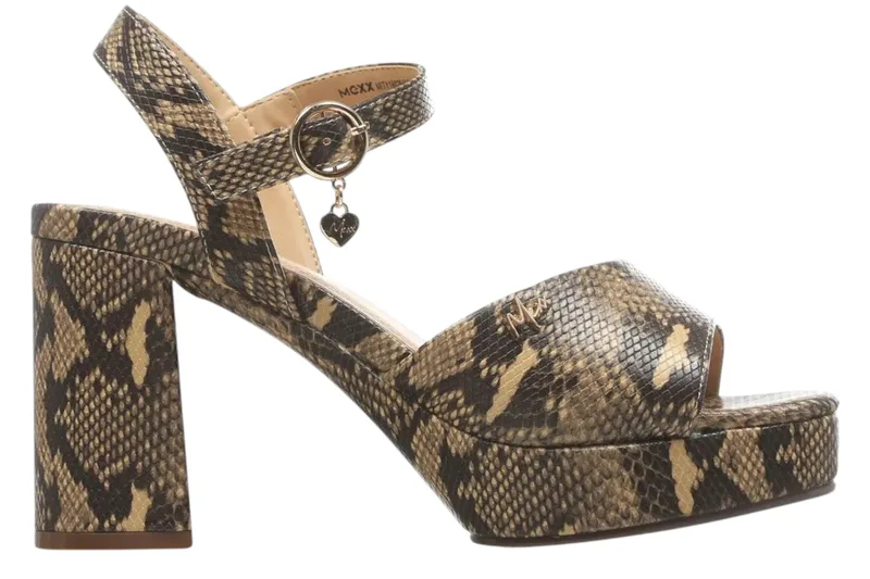 Πέδιλα Mexx Heeled Sandal Lou MITY1602641W-02-Dark Μπεζ Γυναικείο