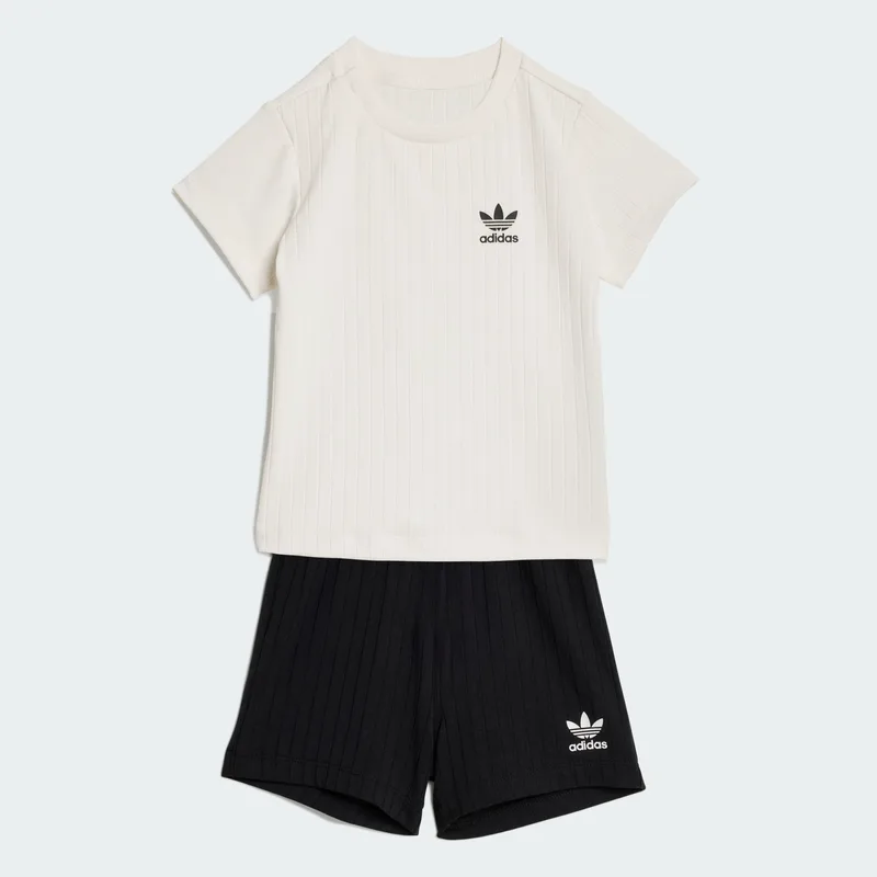 adidas Originals Inf Regular Wide Rib Short T-Shirt Set (9000261732_1469)