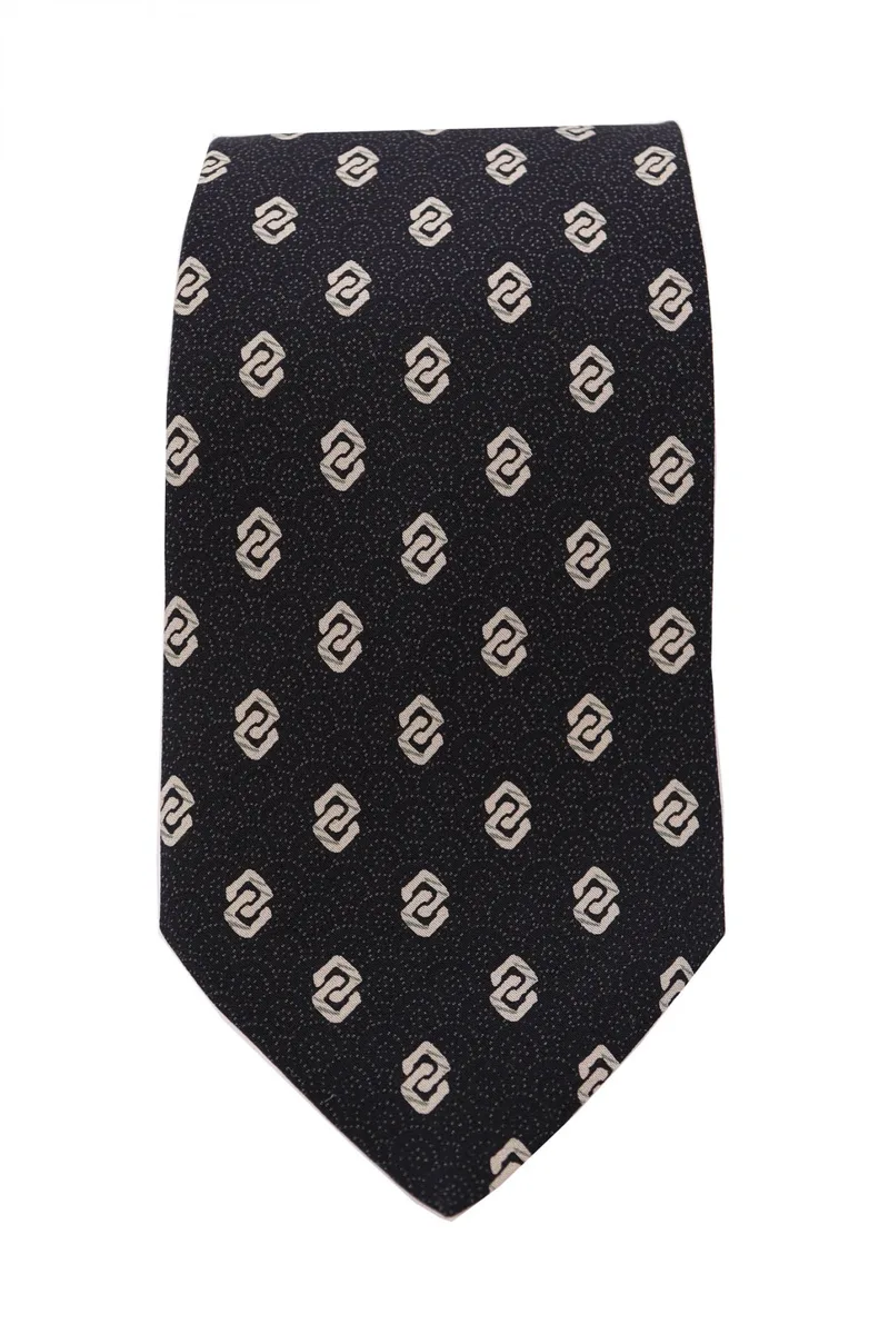 ARMANI COLLEZIONI ΓΡΑΒΑΤΑ 9.5CM ΣΧΕΔΙΑΣΤΗ ΜΠΛΕ