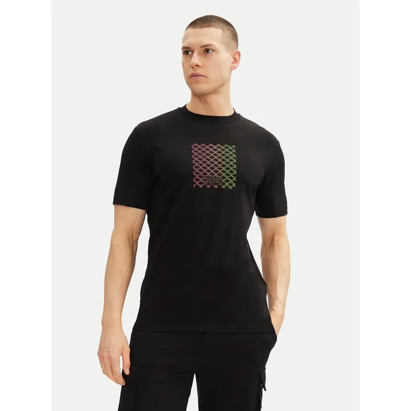 KARL LAGERFELD T-Shirt 755404 552235 Μαύρο Regular Fit
