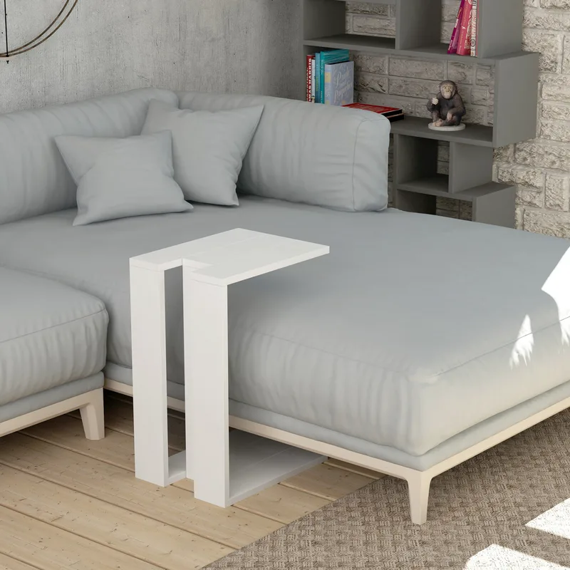 Βοηθητικό Τραπέζι Muju - White 855Dte2881 (30x57x40)