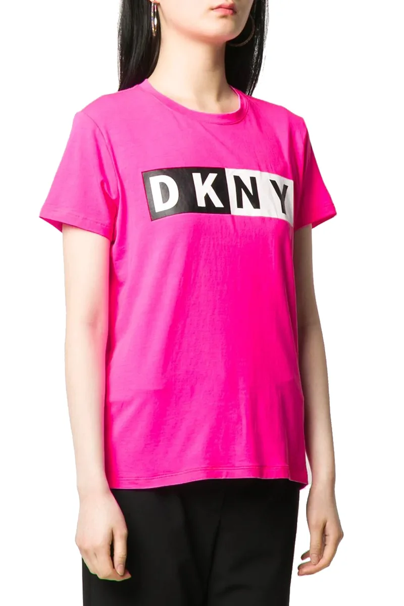 Μπλούζα Κοντομάνικη DKNY Logo Tee DP9T5894-ZBR Γυναικείο
