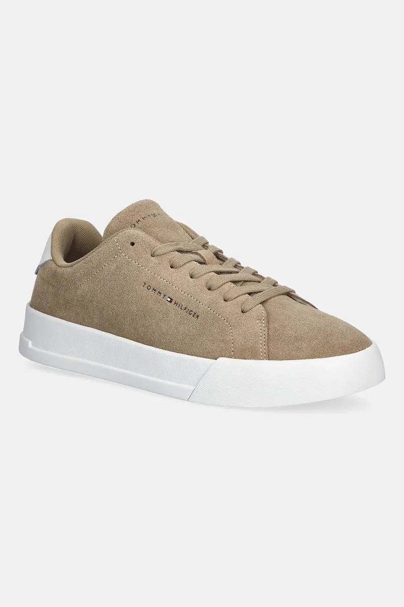 Σουέτ sneakers Tommy Hilfiger TH COURT CORE SUEDE