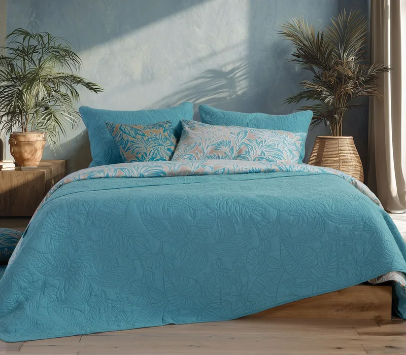 Κουβερλί Υπέρδιπλο Nef-Nef Charisma Blue Blue 230x240