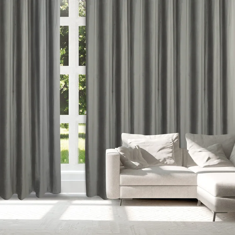 Κουρτίνα 140x270 Με Τρουκς Das Home 2230 Grey 140x270Υ