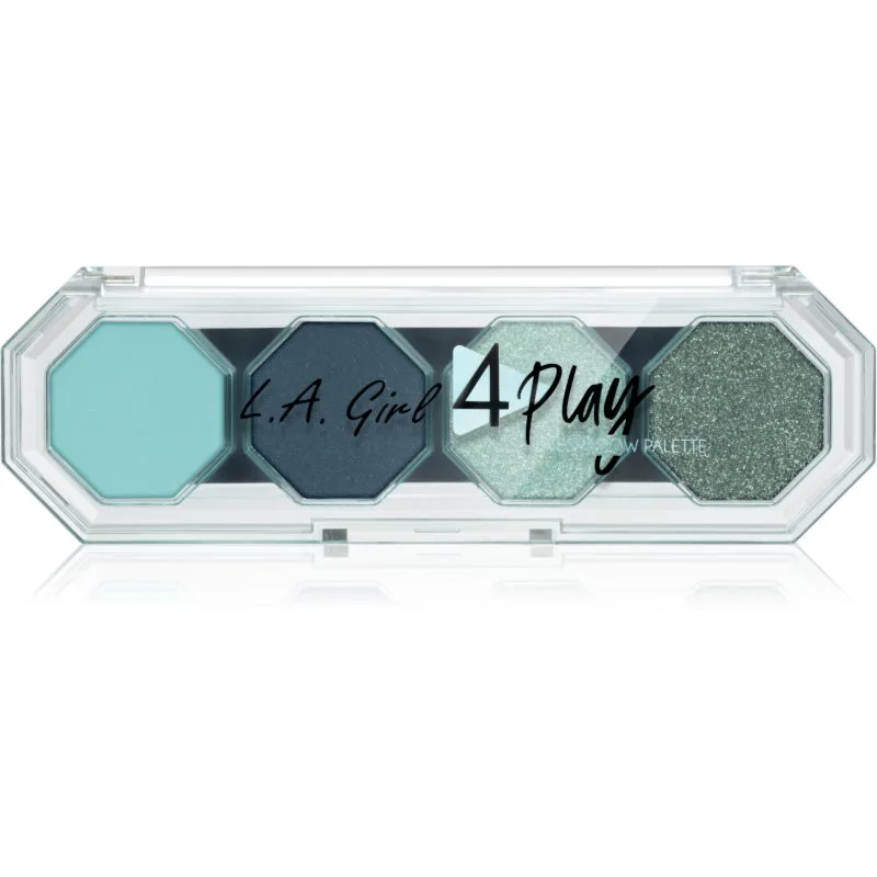 L.A. Girl Cosmetics 4 Play Παλέτα σκιών για τα μάτια απόχρωση All Nighter 3.2 γρ