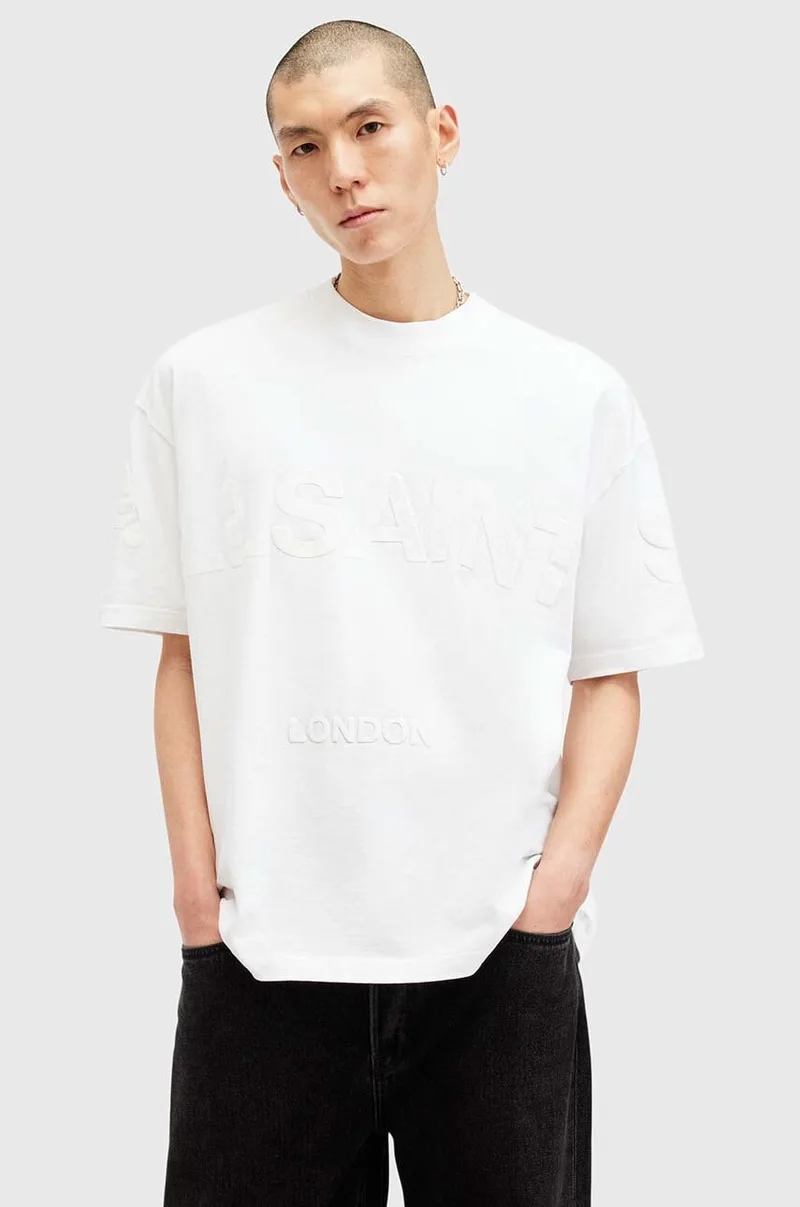 Βαμβακερό μπλουζάκι AllSaints BIGGY
