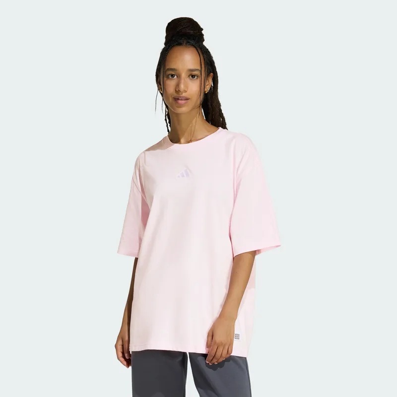 adidas Sportswear Mini Embroidery Oversized Graphic Γυναικείο T-Shirt (9000259450_65708)