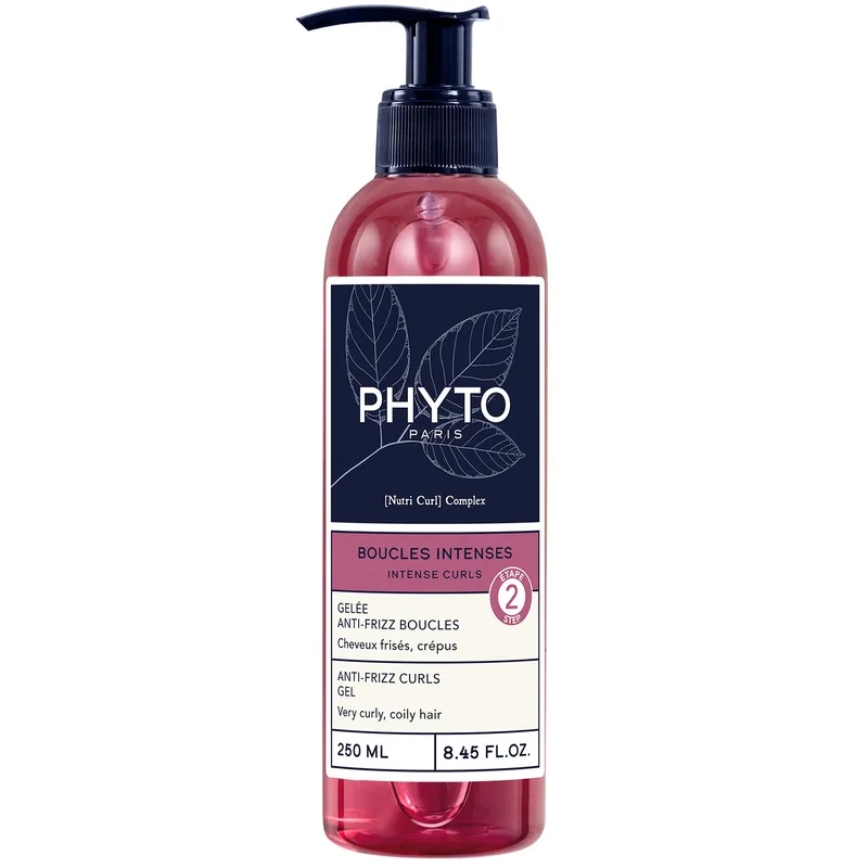 Phyto Boucles Intenses Anti-Frizz Curls Gel Τζελ Κατά του Φριζαρίσματος που Κλειδώνει το Σχήμα της Μπούκλας Χωρίς Σκληρή Αίσθηση 250ml