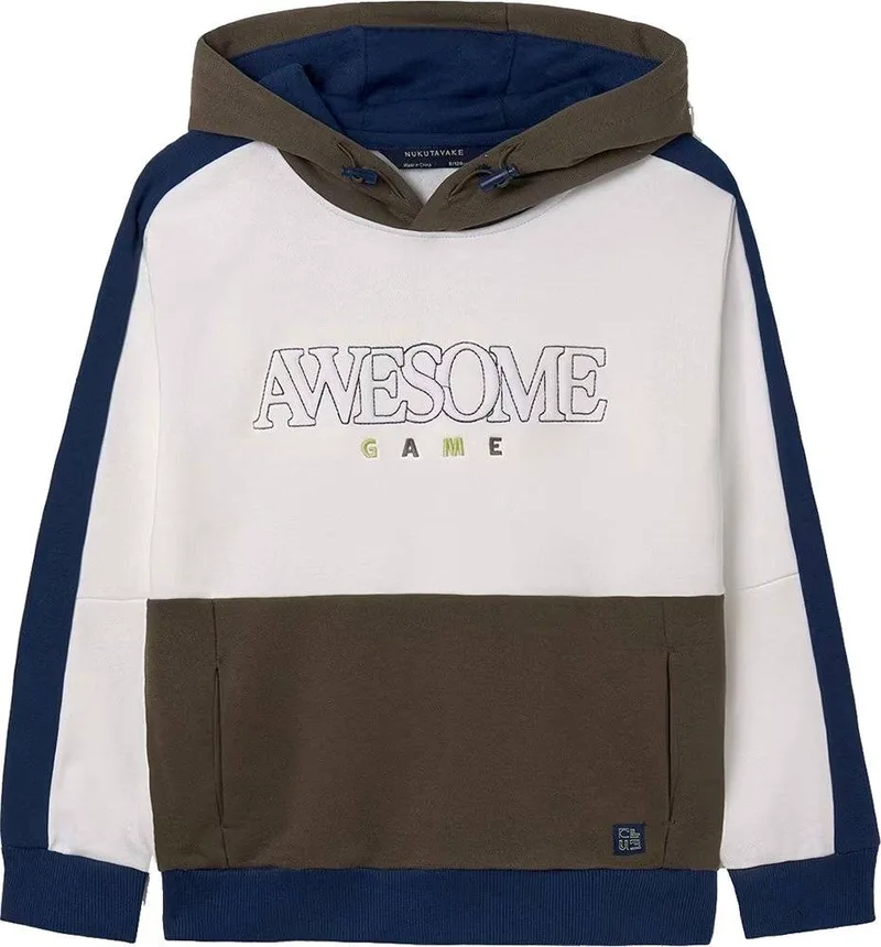 HOODIE MAYORAL 07445 ΚΡΕΜ/ΧΑΚΙ (157-160 CM)(14 ΕΤΩΝ)