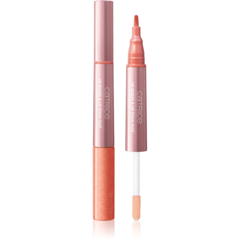 Catrice Brides & Besties λιπ γκλος μακράς διαρκείας απόχρωση C01 Apricot Promise 4.9 ml