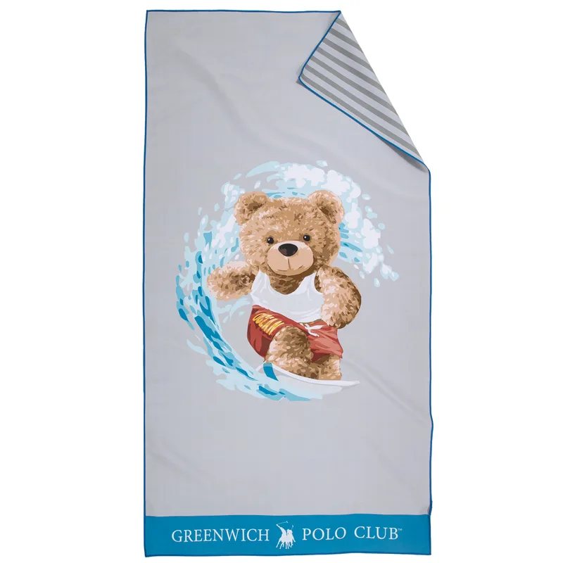Greenwich polo club junior πετσετα θαλασσησ 70χ140 4179 blue, grey
