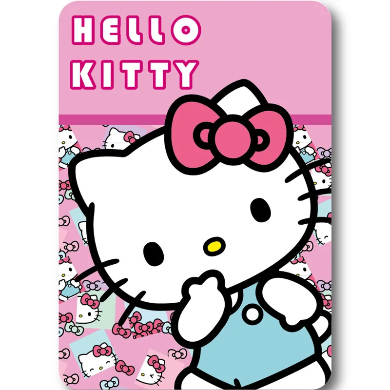 Κουβέρτα Fleece Κούνιας 100x140 Dimcol Hello Kitty 34 Ροζ