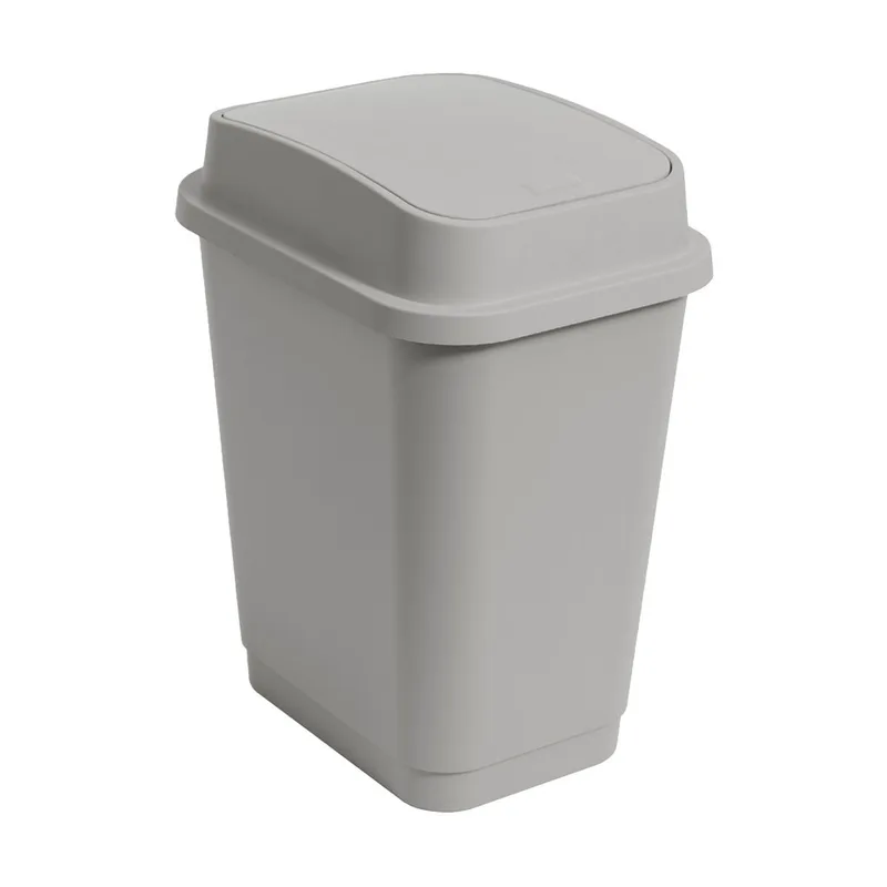 HOMELY ΚΑΔΟΣ ΑΠΟΡΡΙΜΑΤΩΝ FLIPTOP 2 25lt ΓΚΡΙ