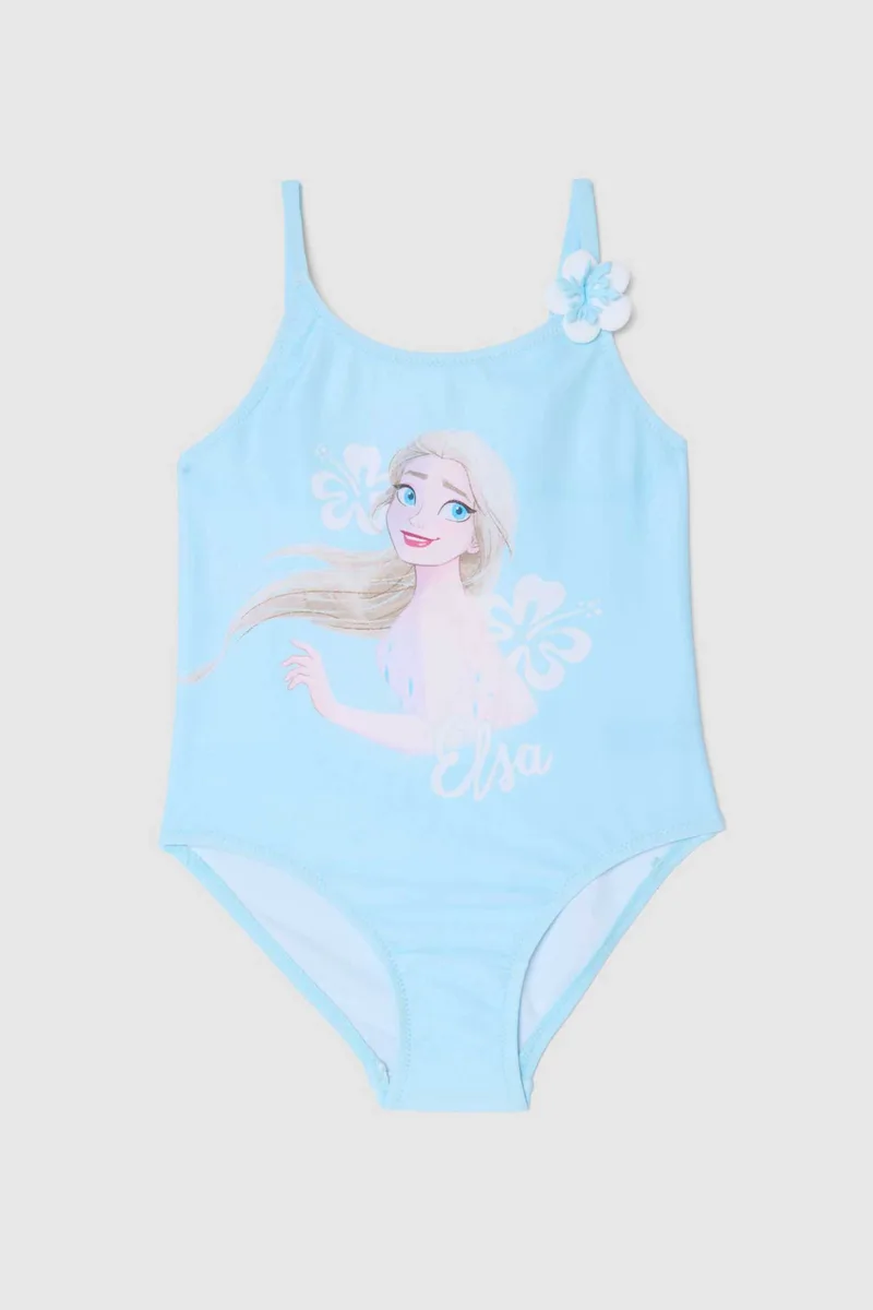 OVS παιδικό μαγιό ολόσωμο με Frozen print - 002616937 Γαλάζιο