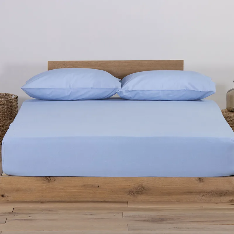 Σεντόνι Μεμονωμένο King Size 180X200+35 Nef Nef Jersey 564-Sky Με Λάστιχο (180x200+35)