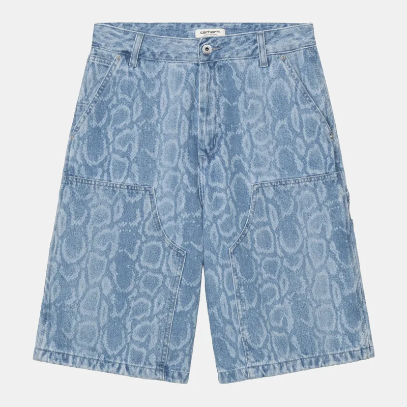 Carhartt WIP Snake Nixon Double Knee Γυναικεία Τζιν Βερμούδα (9000276581_94484)