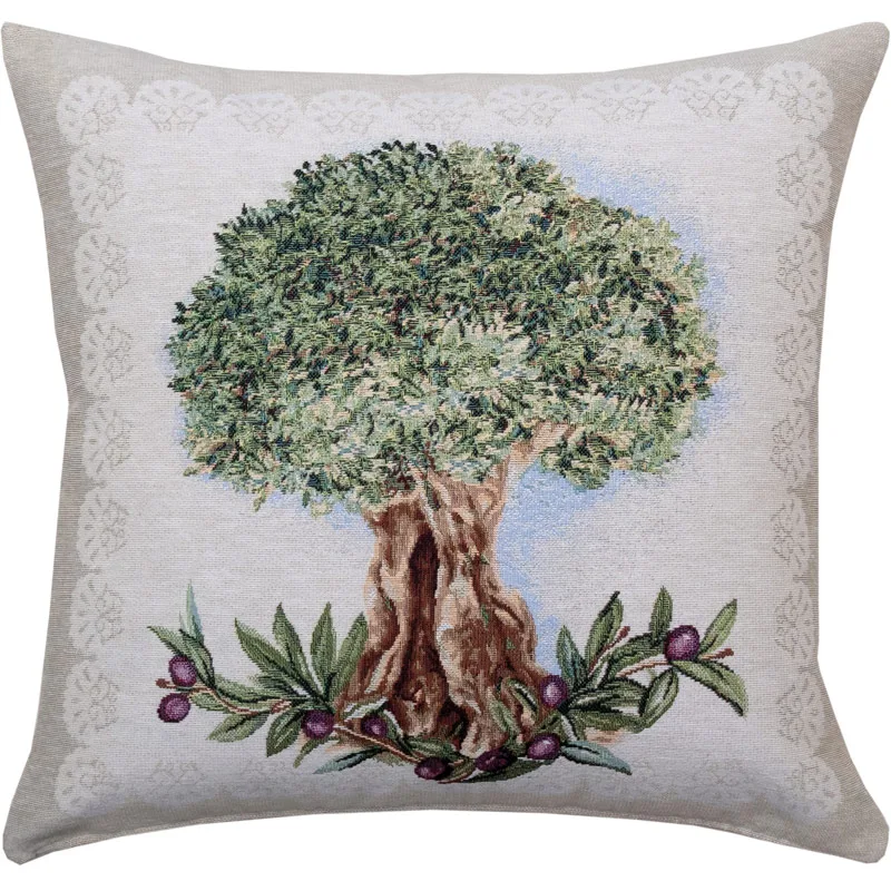 Διακοσμητική Μαξιλαροθήκη 45x45 Dimeco Catania Green Tree 45x45