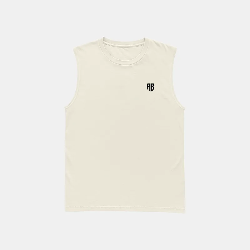 ANTETOKOUNBROS AB HOOP SLEEVELESS TANK TOP ΑΣΠΡΟ