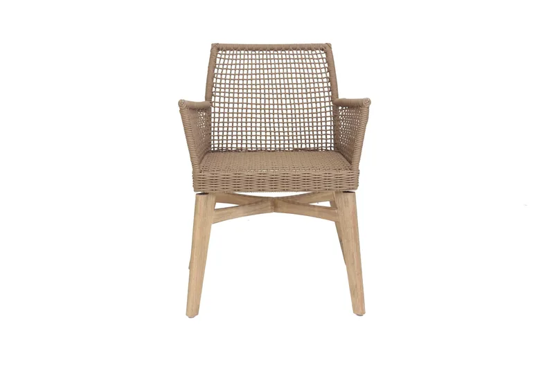 Καρέκλα Τραπεζαρίας με μπράτσα Thin Air Low Back Latte (61x59x79) Soulworks 0370070